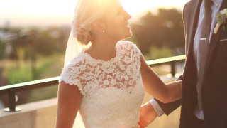 Indoor and outdoor event space for weddings at NHMU. 