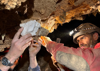 Paleontologists find bones while caving in africa