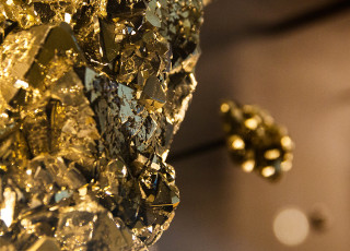 The Gems and Minerals exhibit at NHMU.